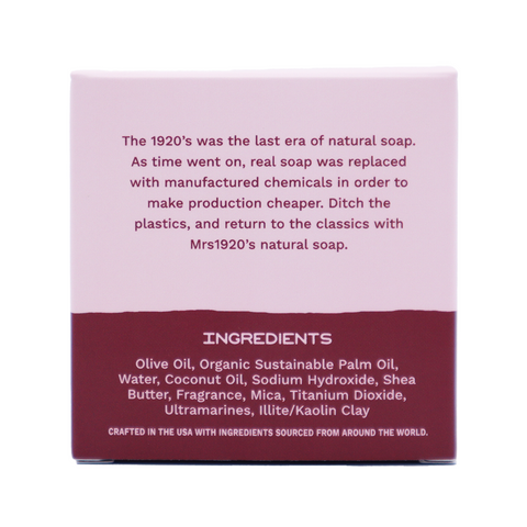 Natural 'Blind Love' Soap for Women Ingredients