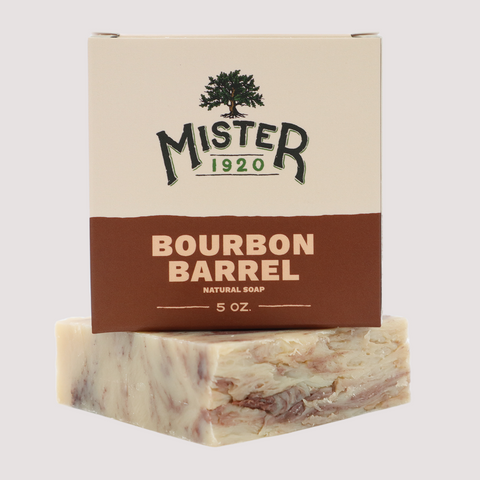 Natural Bourbon Barrel Soap for Men