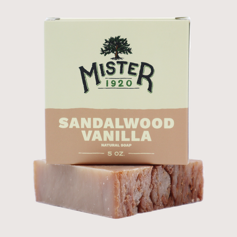 Sandalwood Vanilla Natural Soap for Men